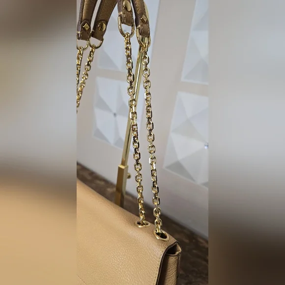 MCM Beige Leather Shoulder Bag - Picture 3 of 15